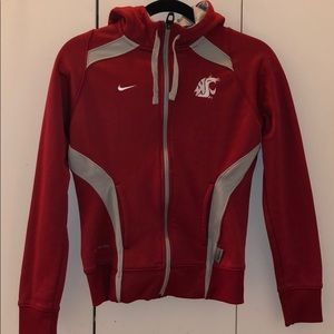 WSU Nike Zip Hoodie